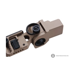 Atlas Custom Works PT-5 Side Folding Stock for GHK AKM Airsoft AEG Rifles (Color: Tan)