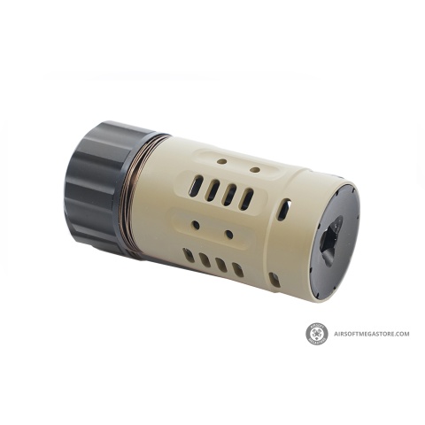 Atlas Custom Works DA Enhanced 14mm CCW Muzzle Brake (Color: Tan)