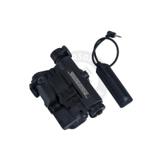 ACW LA-5 PEQ15 Illuminator with Flashlight and Visible and IR Red Laser - Black