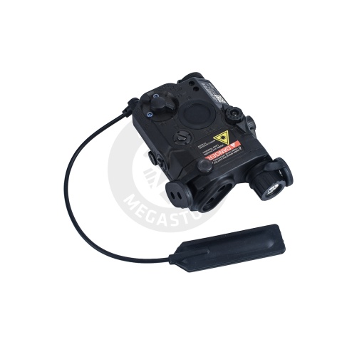 ACW LA-5 PEQ15 Illuminator with Flashlight and Visible and IR Red Laser - Black