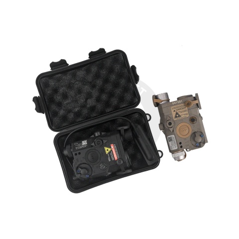 ACW LA-5C Illuminator w/ Flashlight, Visible and IR Green Laser PEQ-15 - Black