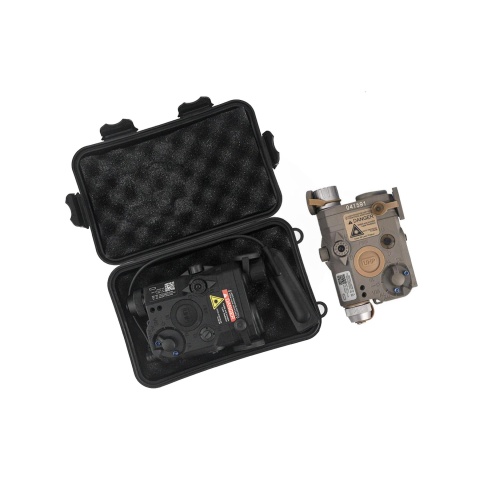 ACW LA-5C Illuminator w/ Flashlight, Visible and IR Green Laser PEQ-15 - Black