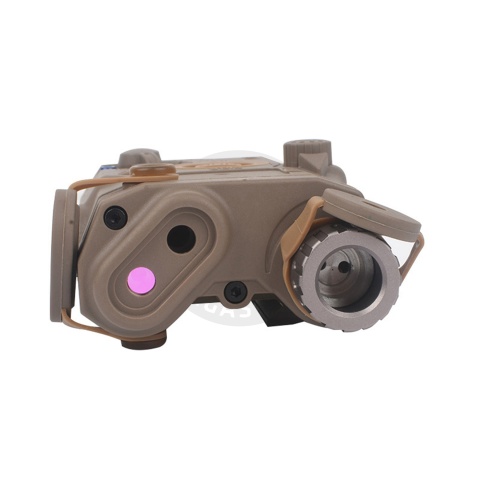 ACW Dummy LA-5C PEQ15 Box with Green Laser - Dark Earth