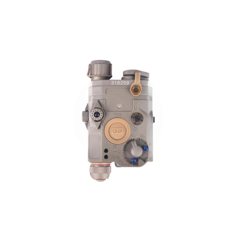 ACW Dummy LA-5C PEQ15 Box with Green Laser - Dark Earth