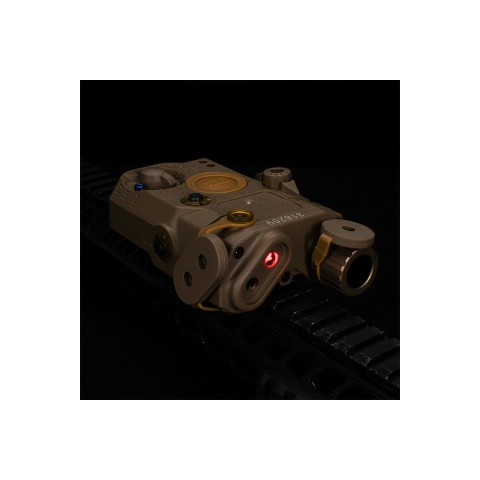 ACW Dummy LA-5C PEQ15 Box with Green Laser - Dark Earth
