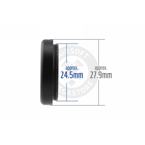 Atlas Custom Works Solar Power Red Dot w/ Riser Mount and Killflash (Black)