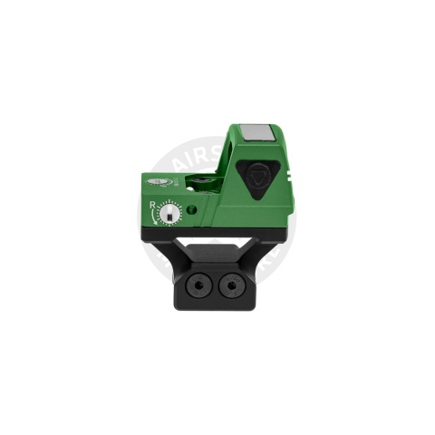 Atlas Custom Works xForce Solar Powered Mini Red Dot with Mount (Green)