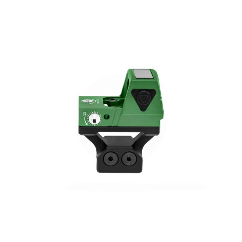 Atlas Custom Works xForce Solar Powered Mini Red Dot with Mount (Green)