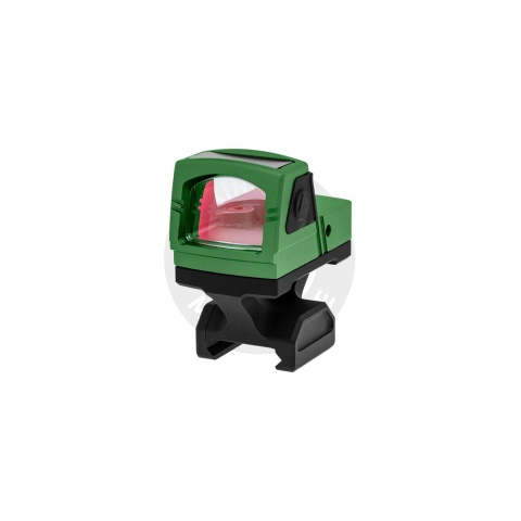 Atlas Custom Works xForce Solar Powered Mini Red Dot with Mount (Green)