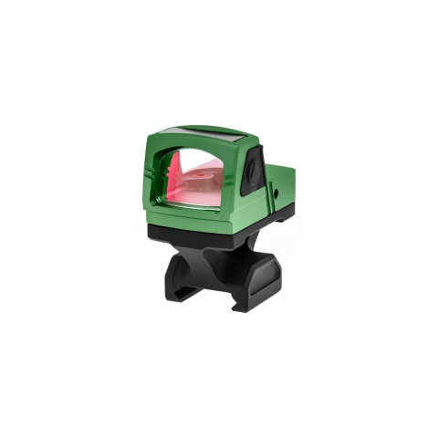 Atlas Custom Works xForce Solar Powered Mini Red Dot with Mount (Green)