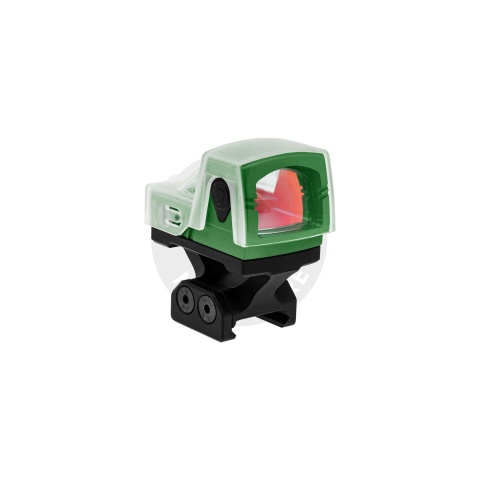Atlas Custom Works xForce Solar Powered Mini Red Dot with Mount (Green)