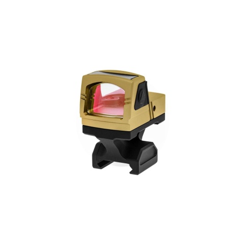 Atlas Custom Works xForce Solar Powered Mini Red Dot with Mount (Gold)