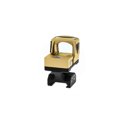Atlas Custom Works xForce Solar Powered Mini Red Dot with Mount (Gold)