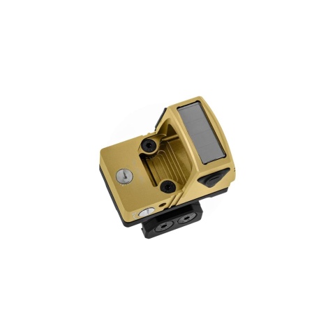 Atlas Custom Works xForce Solar Powered Mini Red Dot with Mount (Gold)