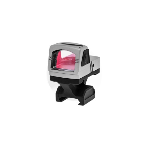 Atlas Custom Works xForce Solar Powered Mini Red Dot with Mount (Silver)