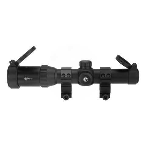 Atlas Custom Works 1-4x24E Red/Green/Blue Illuminated Scope (Black)