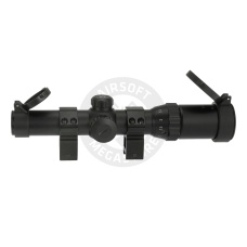 Atlas Custom Works 1-4x24E Red/Green/Blue Illuminated Scope (Black)