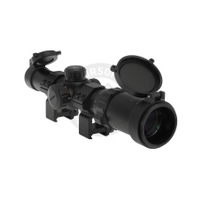 Atlas Custom Works 1-4x24E Red/Green/Blue Illuminated Scope (Black)