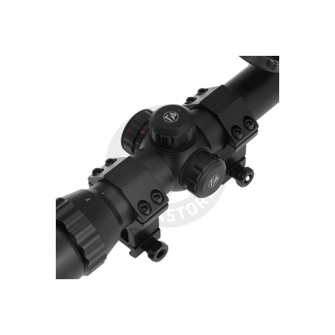 Atlas Custom Works 1-4x24E Red/Green/Blue Illuminated Scope (Black)