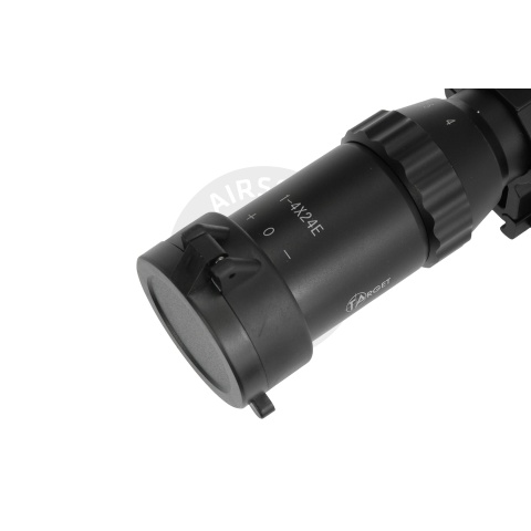 Atlas Custom Works 1-4x24E Red/Green/Blue Illuminated Scope (Black)