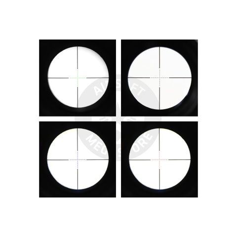 Atlas Custom Works 1-4x24E Red/Green/Blue Illuminated Scope (Black)