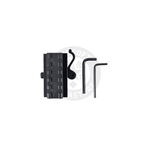 Atlas Custom Works Height and Tilt Adjustable Rail Mount (Black)