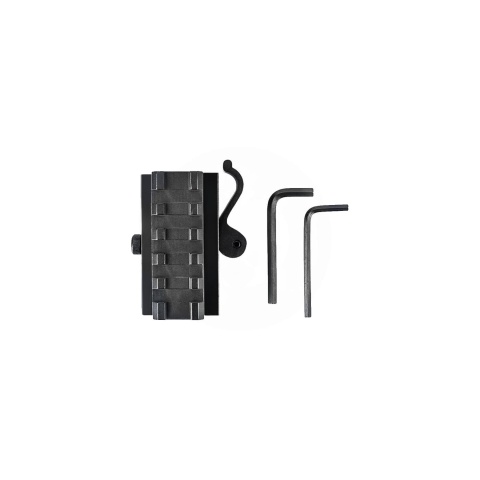 Atlas Custom Works Height and Tilt Adjustable Rail Mount (Black)