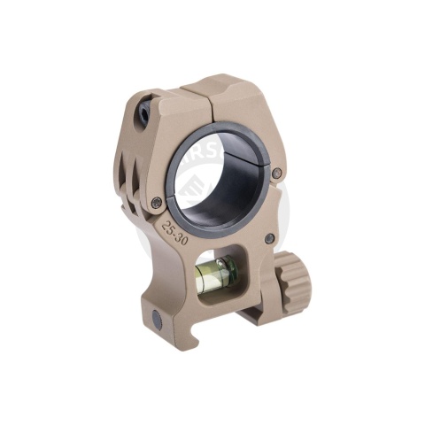 ACW M10 30mm Scope Rings w/ Bubble Level - Dark Earth