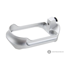 Atlas Custom Works CNC Aluminum Type 1 Magwell for Action Army AAP-01 Gas Blowback Airsoft Pistol (Color: Silver)