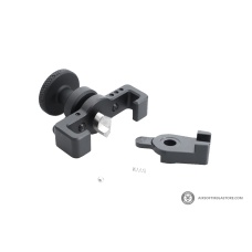 Atlas Custom Works Type 2 Selector Switch Charging Handle for Action Army AAP-01 Gas Blowback Pistols (Color: Black)