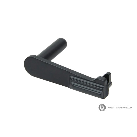 Atlas Custom Works Stainless Steel Type 1 Slide Stop for Hi-Capa Airsoft Gas Blowback Pistols (Color: Black)