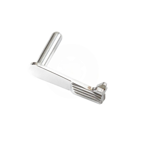Atlas Custom Works Stainless Steel Type 3 Slide Stop for Hi-Capa Airsoft Gas Blowback Pistols (Color: Silver)