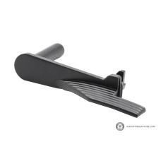 Atlas Custom Works Stainless Steel Type 1 Extended Slide Stop for Hi-Capa Airsoft Gas Blowback Pistols (Color: Black)