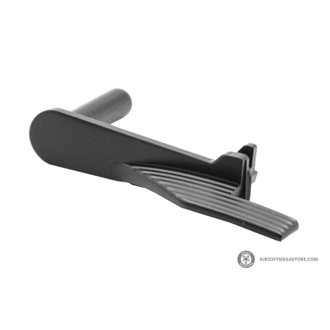 Atlas Custom Works Stainless Steel Type 1 Extended Slide Stop for Hi-Capa Airsoft Gas Blowback Pistols (Color: Black)