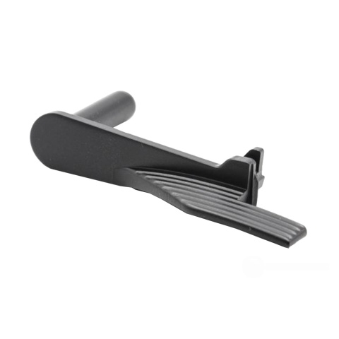 Atlas Custom Works Stainless Steel Type 1 Extended Slide Stop for Hi-Capa Airsoft Gas Blowback Pistols (Color: Black)