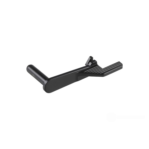 Atlas Custom Works Stainless Steel Type 2 Extended Slide Stop for Hi-Capa Airsoft Gas Blowback Pistols (Color: Black)