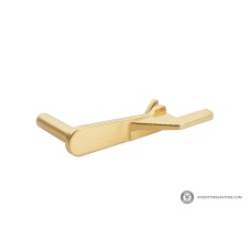 Atlas Custom Works Stainless Steel Type 2 Extended Slide Stop for Hi-Capa Airsoft Gas Blowback Pistols (Color: Gold)