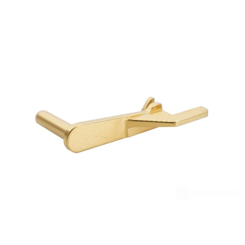 Atlas Custom Works Stainless Steel Type 2 Extended Slide Stop for Hi-Capa Airsoft Gas Blowback Pistols (Color: Gold)