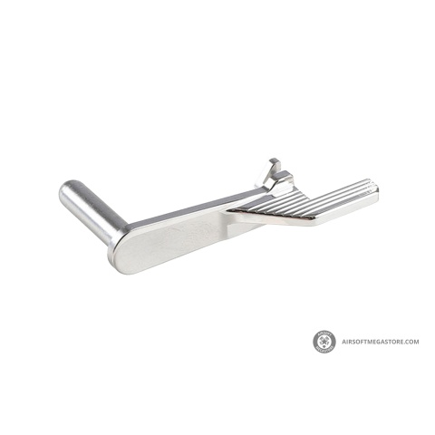 Atlas Custom Works Stainless Steel Type 2 Extended Slide Stop for Hi-Capa Airsoft Gas Blowback Pistols (Color: Silver)
