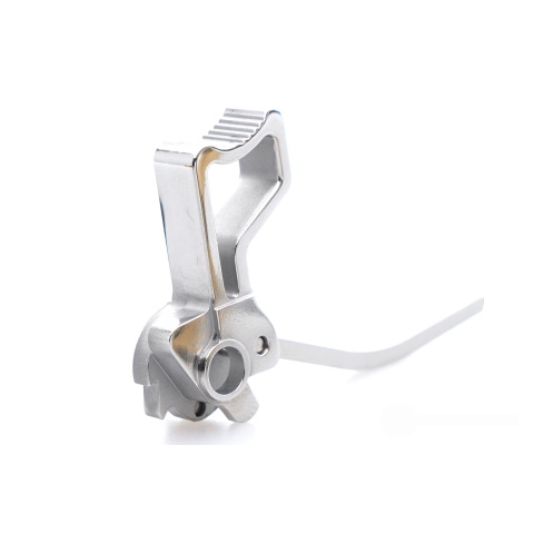Atlas Custom Works Hammer and Strut Set for Hi-Capa Series Gas Blowback Airsoft Pistols (Color: Silver)