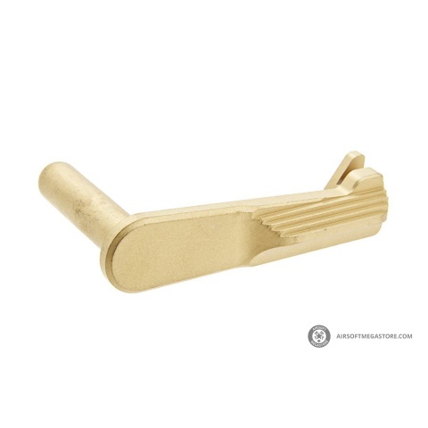 Atlas Custom Works Stainless Steel Type 5 Slide Stop for Hi-Capa Airsoft Gas Blowback Pistols (Color: Gold)