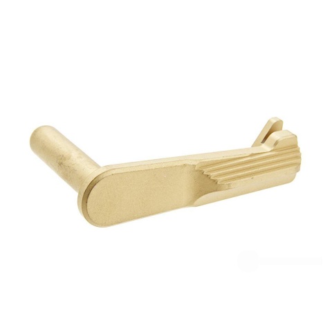 Atlas Custom Works Stainless Steel Type 5 Slide Stop for Hi-Capa Airsoft Gas Blowback Pistols (Color: Gold)