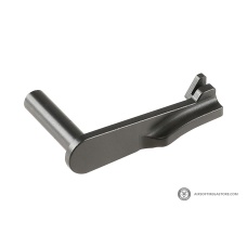 Atlas Custom Works Stainless Steel Type 6 Slide Stop for Hi-Capa Airsoft Gas Blowback Pistols (Color: Black)