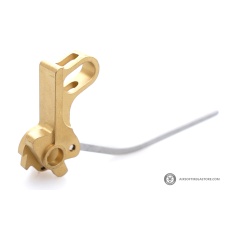 Atlas Custom Works Skeletonized Hammer and Strut Set for Hi-Capa Series Gas Blowback Airsoft Pistols (Color: Gold)