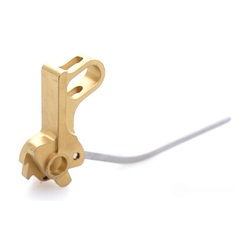 Atlas Custom Works Skeletonized Hammer and Strut Set for Hi-Capa Series Gas Blowback Airsoft Pistols (Color: Gold)