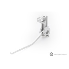 Atlas Custom Works Skeletonized Hammer and Strut Set for Hi-Capa Series Gas Blowback Airsoft Pistols (Color: Silver)