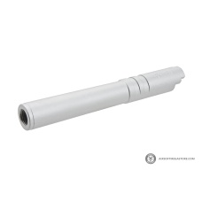 Atlas Custom Works Aluminum Outer Barrel for TM Hi-Capa 5.1 Airsoft GBB Pistols (Color: Silver)