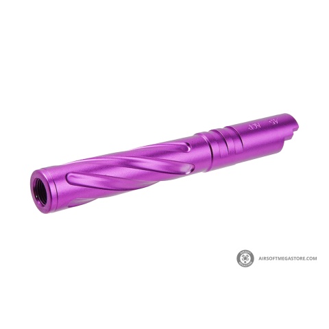 Atlas Custom Works Tornado Aluminum Outer Barrel for TM Hi-Capa 5.1 Airsoft GBB Pistols (Color: Purple)