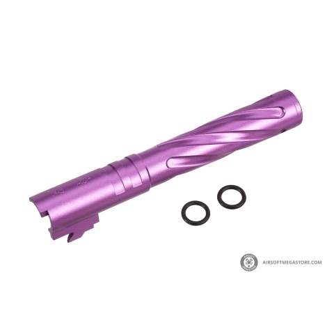 Atlas Custom Works Tornado Aluminum Outer Barrel for TM Hi-Capa 5.1 Airsoft GBB Pistols (Color: Purple)