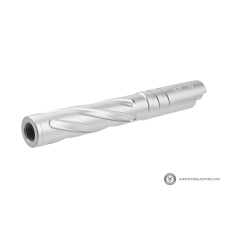 Atlas Custom Works Tornado Aluminum Outer Barrel for TM Hi-Capa 5.1 Airsoft GBB Pistols (Color: Silver)